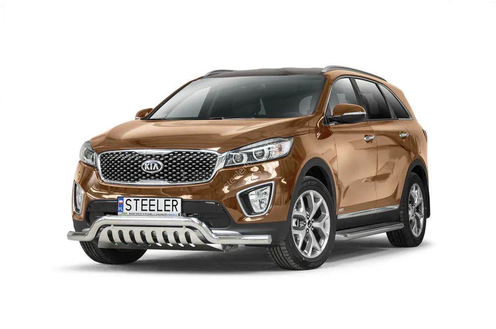 EC low spoiler bar with axle-plate — Kia Sorento (2015–)