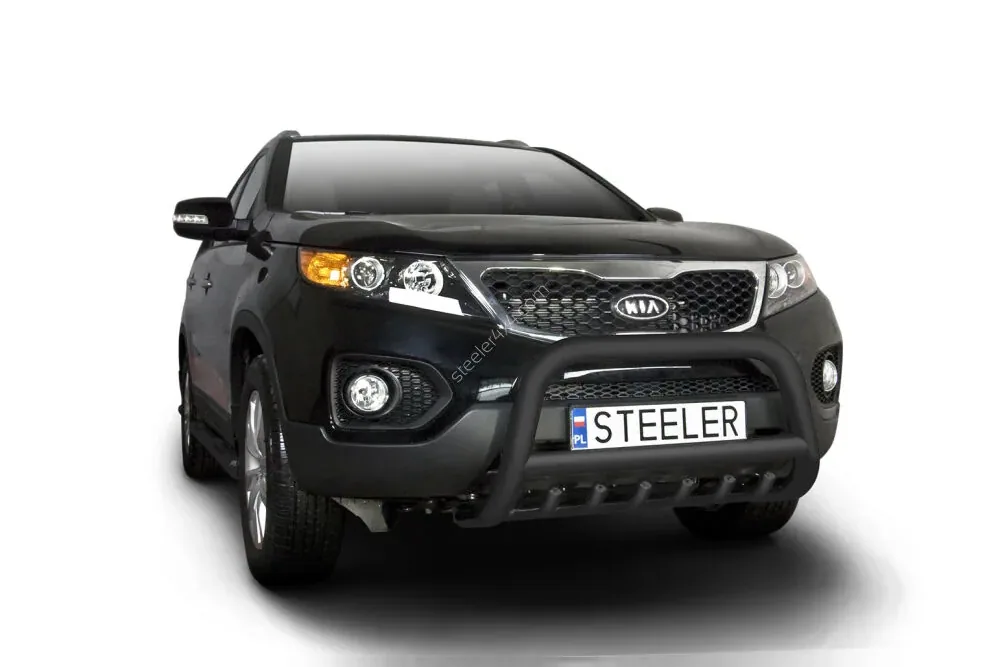 EC A-kaitseraud põikitoru ja sillatoruga, must — Kia Sorento (2009–2012)