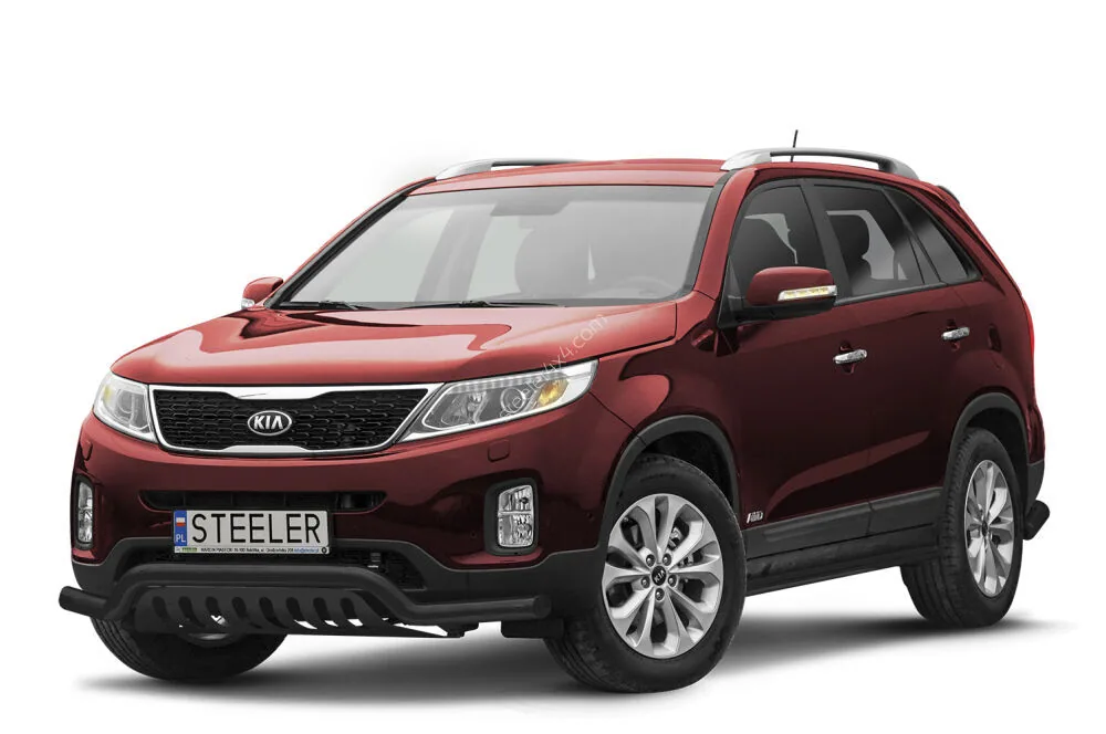 EC madal kaitseraud sillaplaadiga, must — Kia Sorento (2012–2014)