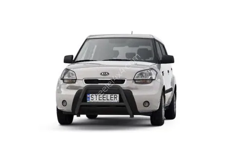 Дуга EC A с поперечиной, чёрная — Kia Soul (2009–2013)