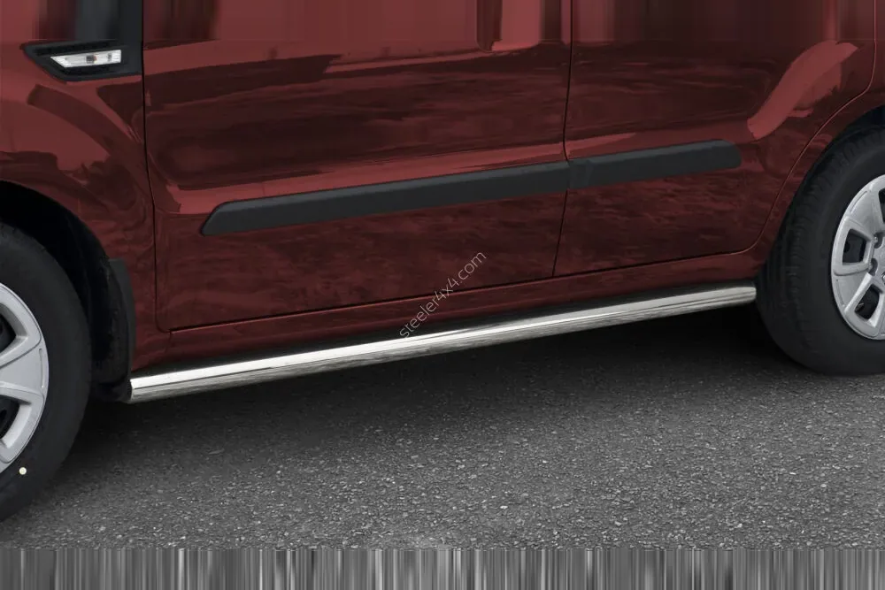 Пороги-трубы из нержавейки — Kia Soul (2009–2013)