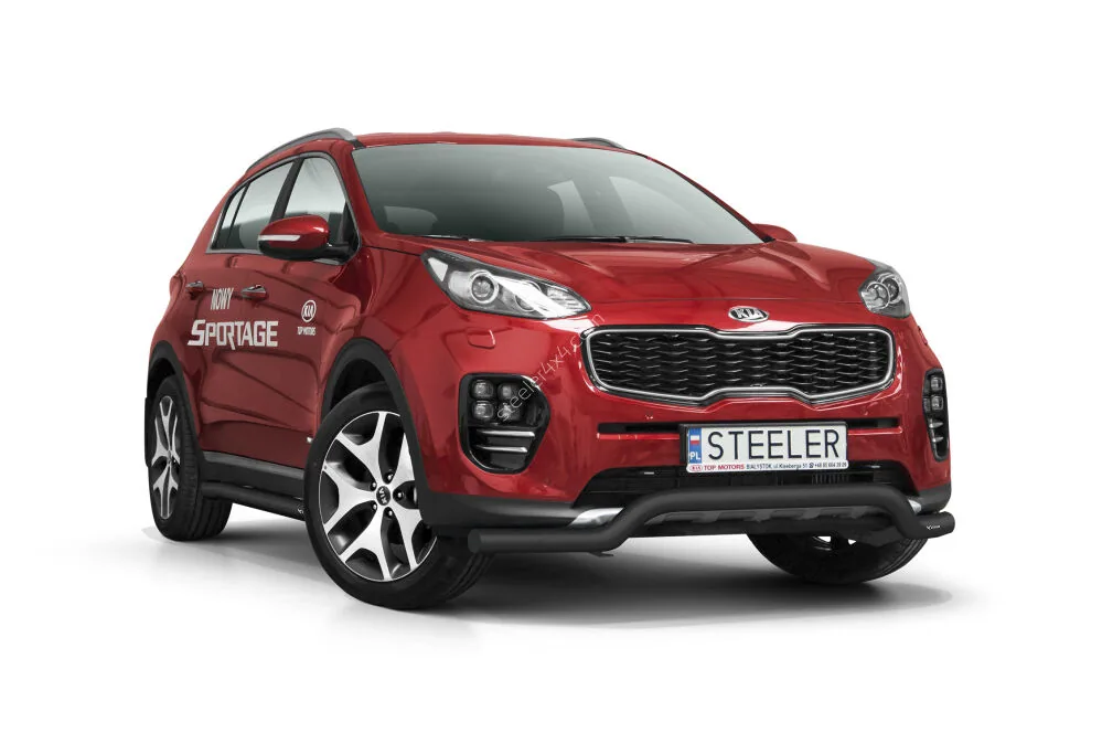 Нижняя дуга EC, чёрная — Kia Sportage (2016–2017)