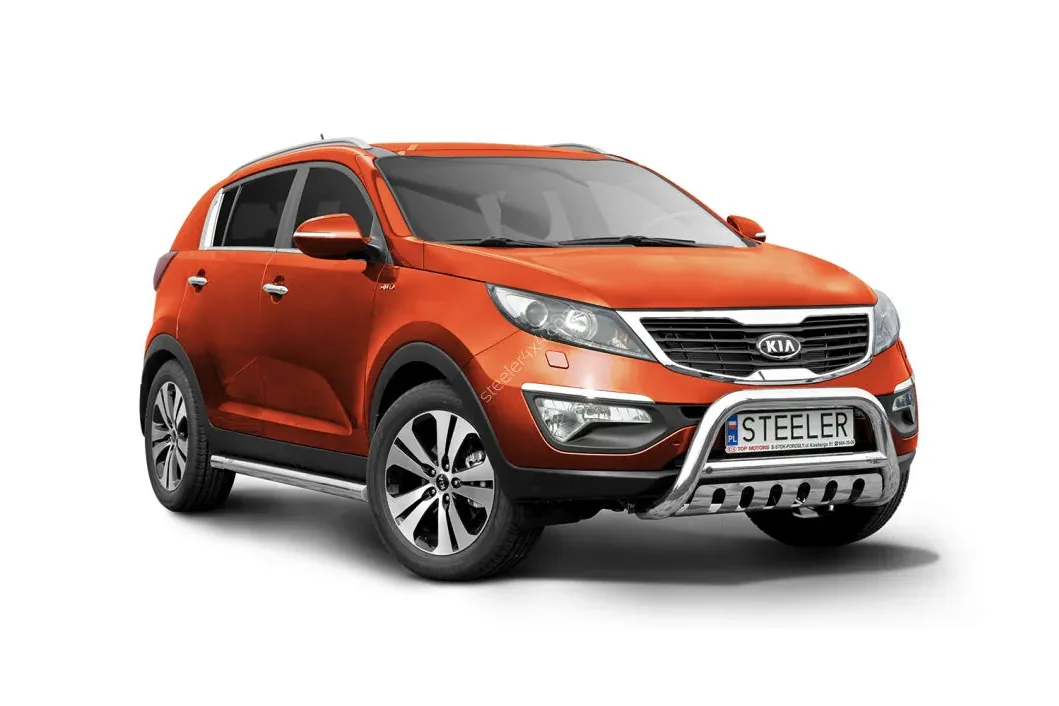 EC A-bar with cross bar and axle-plate — Kia Sportage (2010–2015)