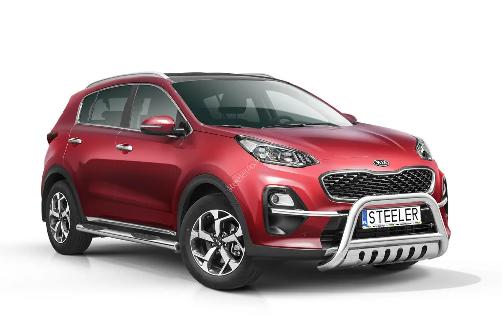 Дуга EC A с поперечиной и защитой моста — Kia Sportage (2018–2021)
