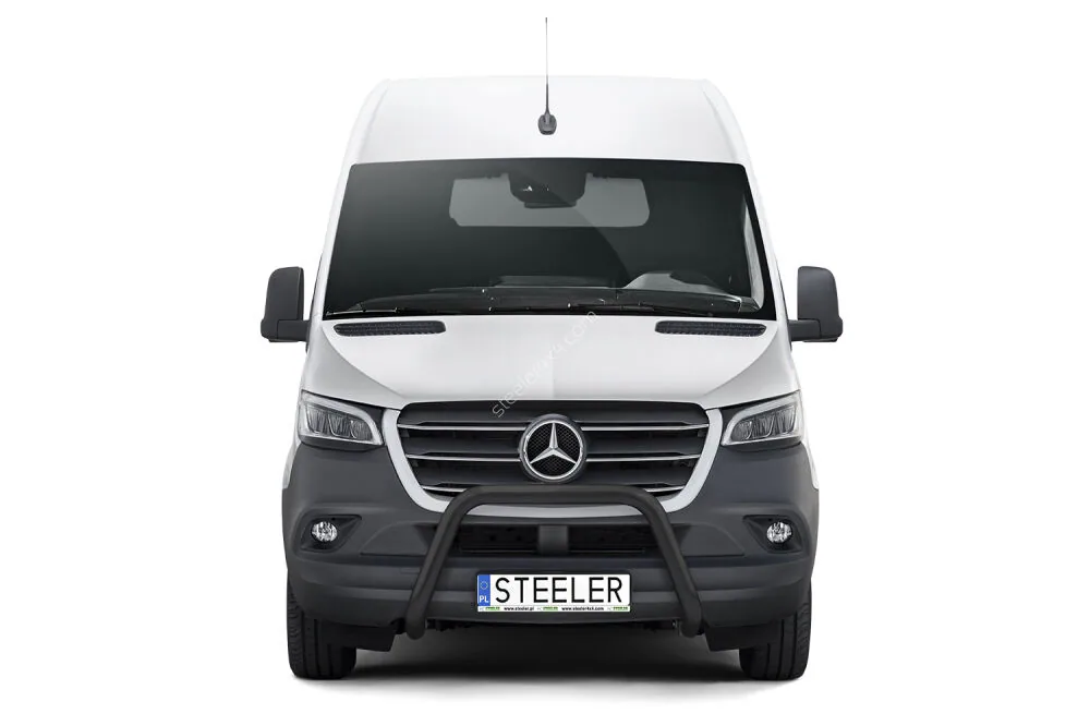 Дуга EC A без поперечины, чёрная — Mercedes-Benz Sprinter (2018–)