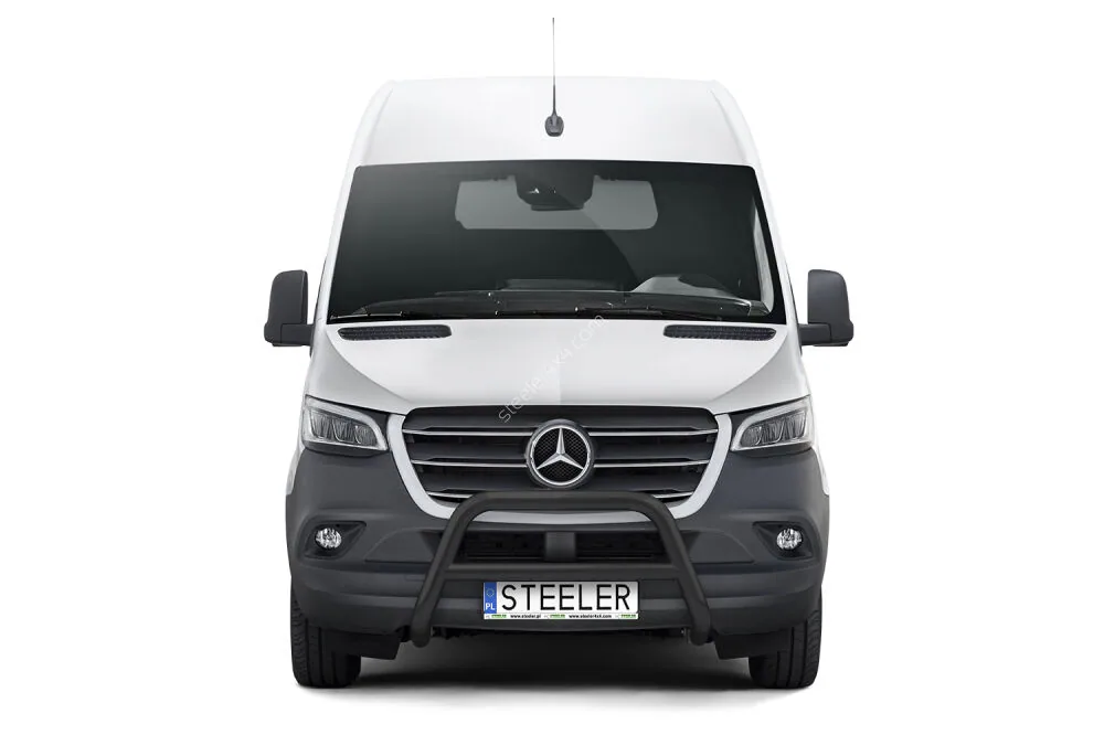Дуга EC A с поперечиной, чёрная — Mercedes-Benz Sprinter (2018–)