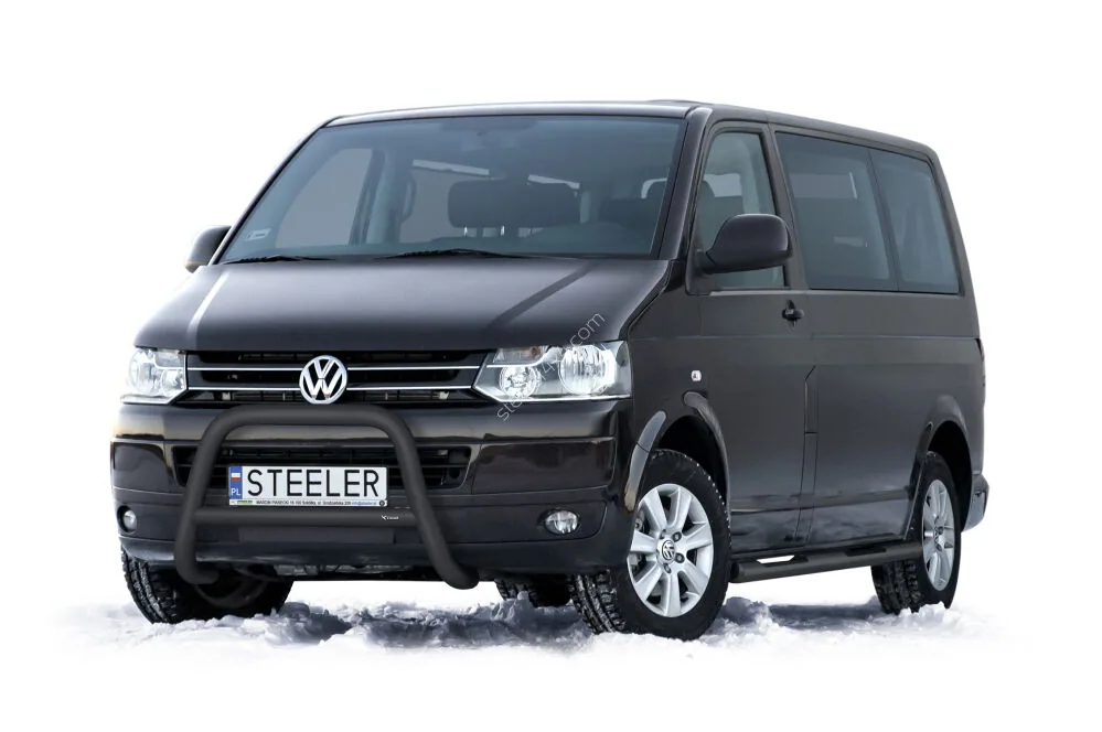 EC A-kaitseraud põikitoruga, must — Volkswagen T5 (2003–2015)