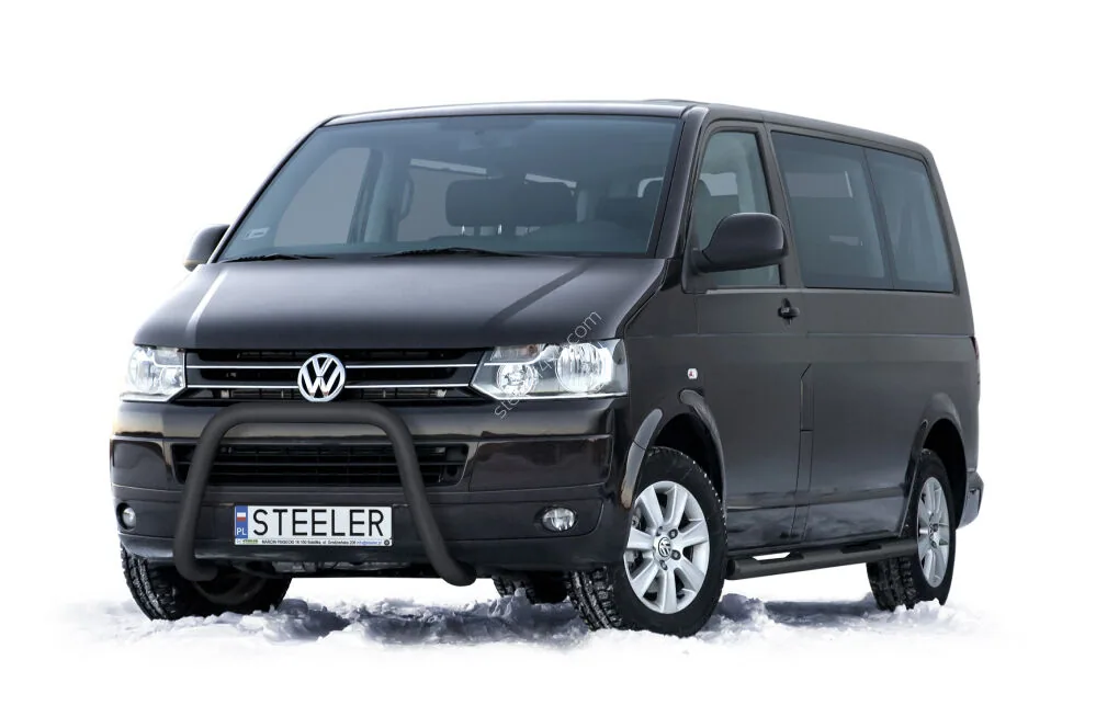 EC A-kaitseraud ilma põikitoruta, must — Volkswagen T5 (2003–2015)