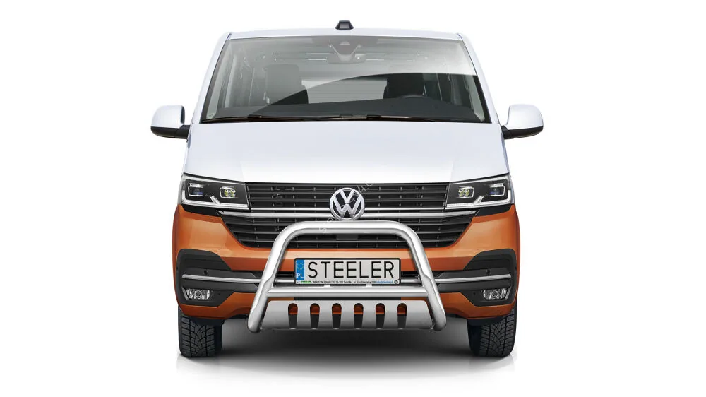 EC A-kaitseraud põikitoru ja sillaplaadiga — Volkswagen T6.1 (2019–)