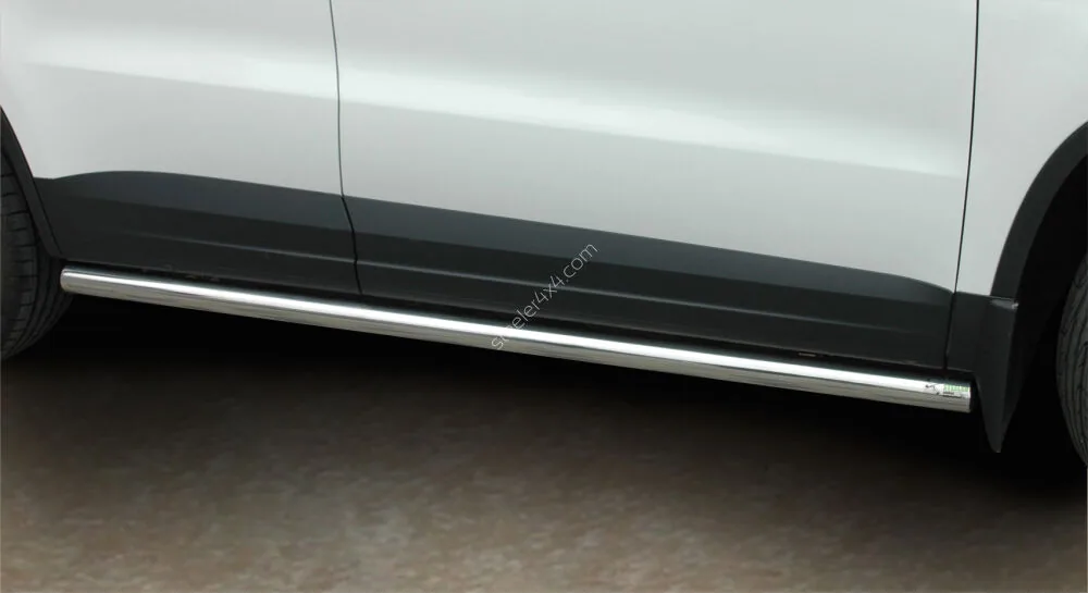 Stainless steel side bars — Volkswagen Tiguan (2007–2015)