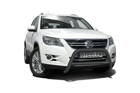 EC A-bar with cross bar, black — Volkswagen Tiguan (2007–2015)