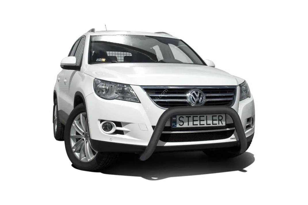 EC A-bar without cross bar, black — Volkswagen Tiguan (2007–2015)