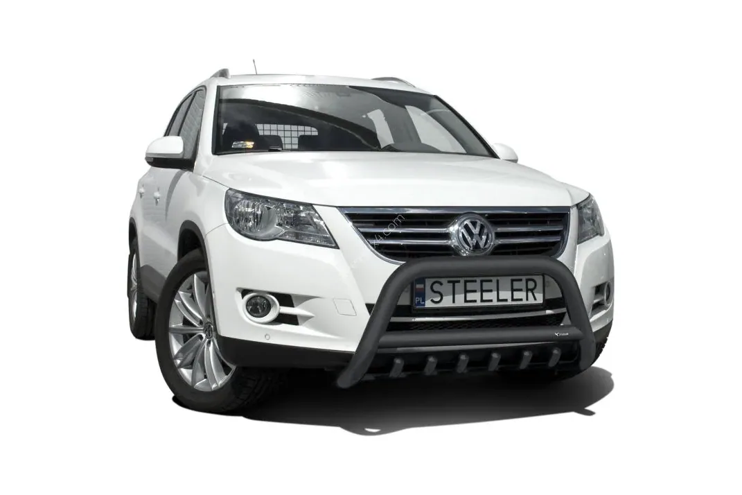 EC A-bar with cross bar and axle-bar, black — Volkswagen Tiguan (2007–2015)