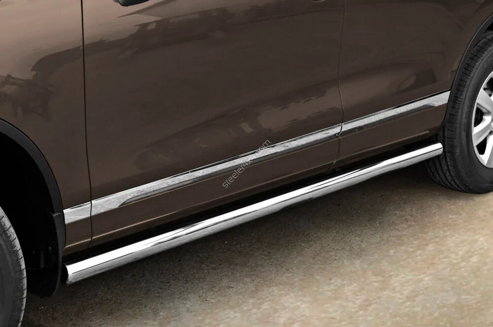 Stainless steel side bars — Volkswagen Touareg (2011–2015)