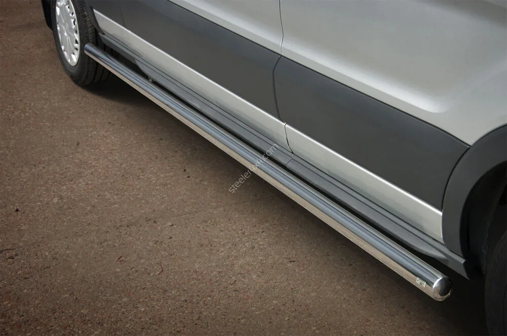 Stainless steel side bars — Ford Transit (2014–)