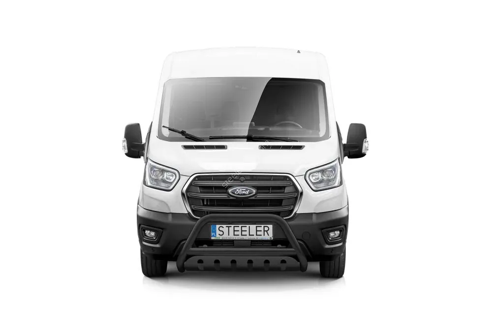 Дуга EC A с поперечиной и защитой моста, чёрная — Ford Transit (2014–)