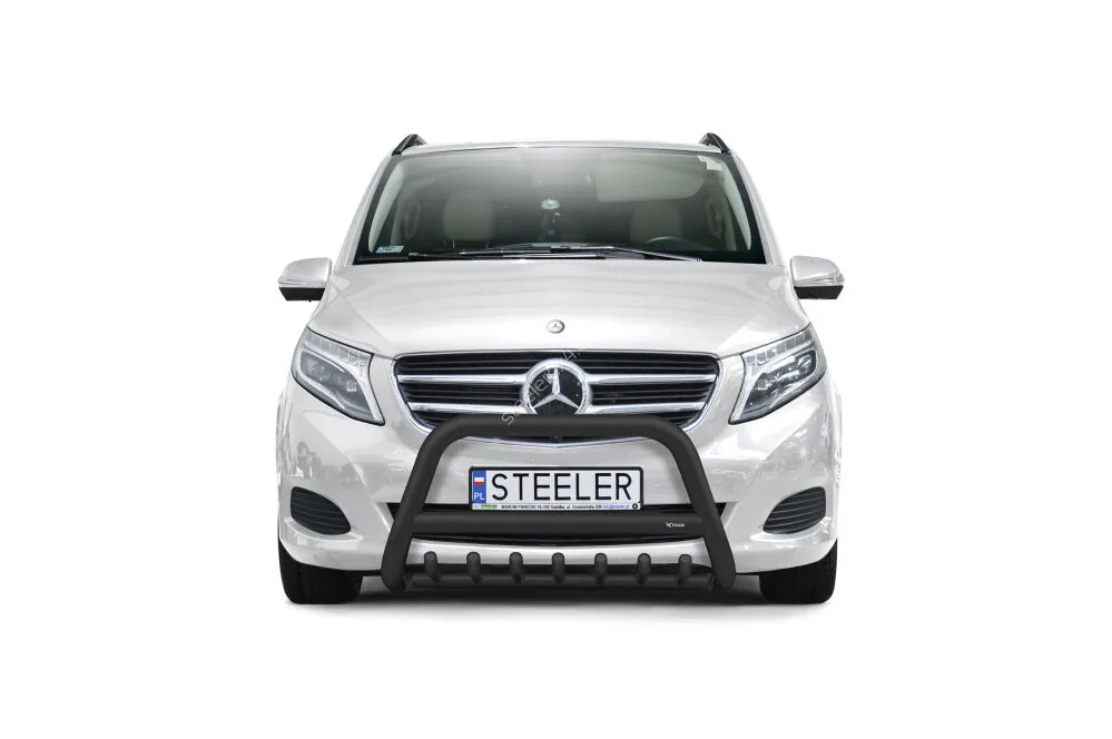 EC A-bar with cross bar and axle-bar, black — Mercedes-Benz V-Class (2014–)