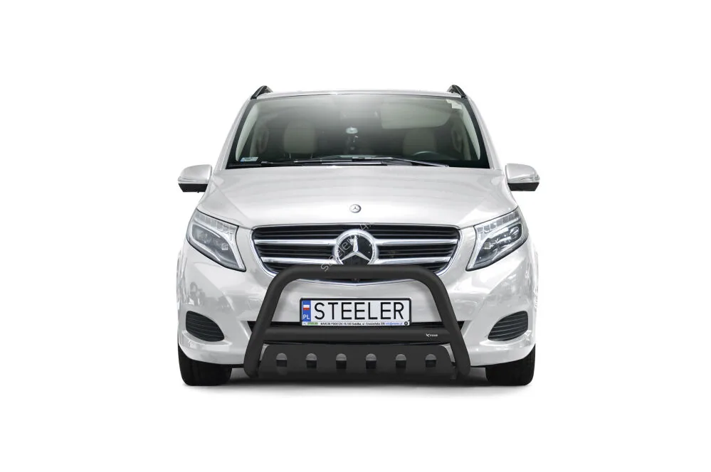 EC A-bar with cross bar and axle-plate, black — Mercedes-Benz V-Class (2014–)