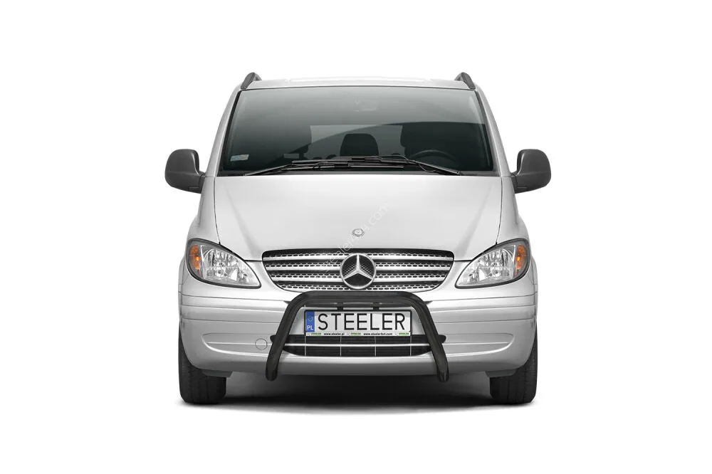 EC A-kaitseraud ilma põikitoruta, must — Mercedes-Benz Vito (2003–2010)