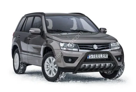 EC A-kaitseraud põikitoru ja sillatoruga, must — Suzuki Grand Vitara (2005–2008)
