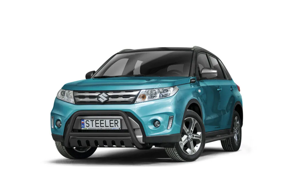 Дуга EC A с поперечиной и защитой моста, чёрная — Suzuki Vitara (2015–2018)