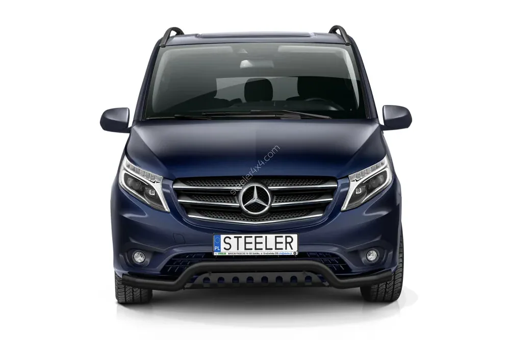 EC madal kaitseraud sillaplaadiga, must — Mercedes-Benz Vito (2014–2020)