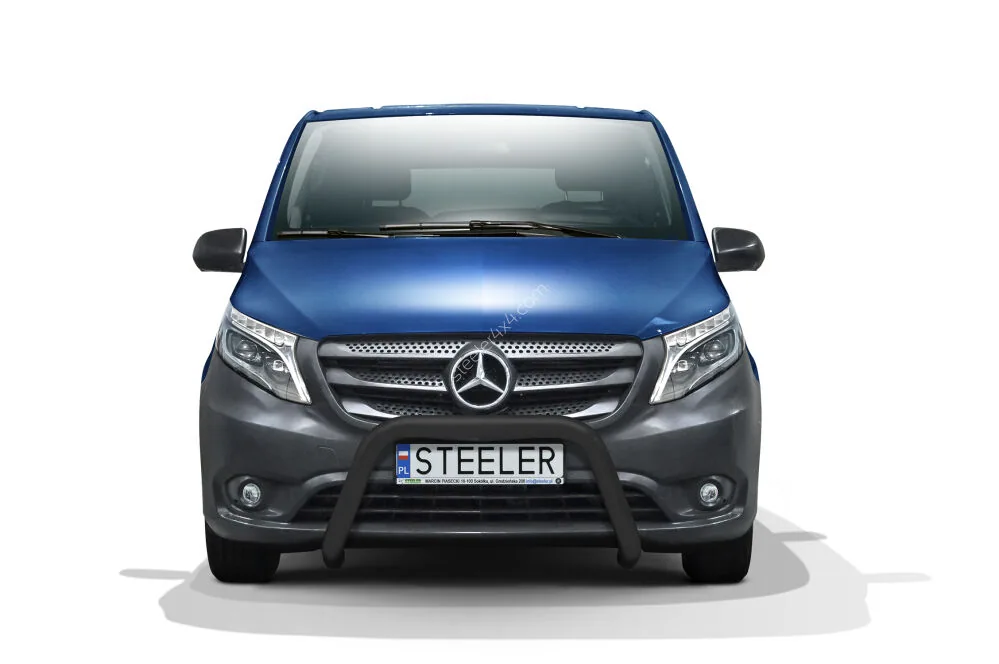 EC A-kaitseraud ilma põikitoruta, must — Mercedes-Benz Vito (2014–2020)