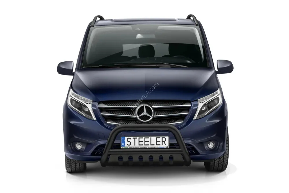 EC A-bar with cross bar and axle-plate, black — Mercedes-Benz Vito (2020–)