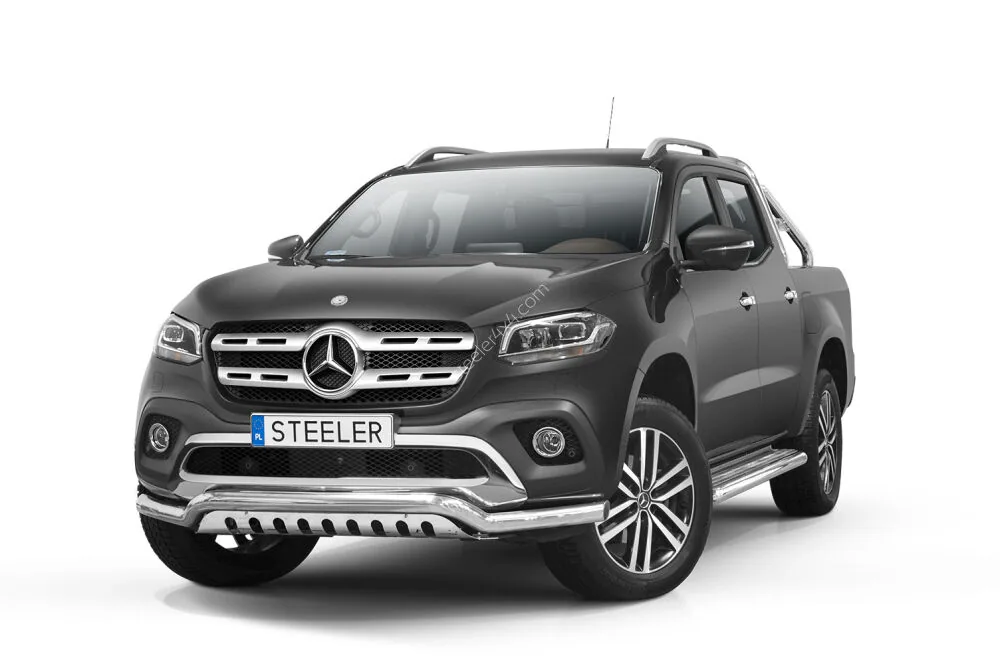 Low spoiler bar with axle-plate — Mercedes-Benz X-Class (2017–)