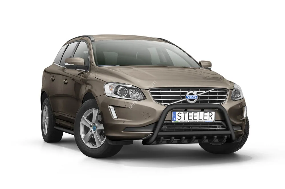 Дуга EC A с поперечиной и трубой моста, чёрная — Volvo XC60 (2014–)